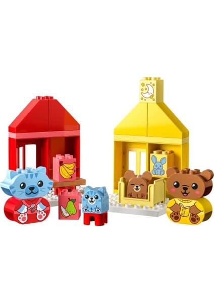Colezium 10414 LEGO Duplo Günlük Rutinlerim: Yemek ve Uyku Zamanı 28 Parça +1,5