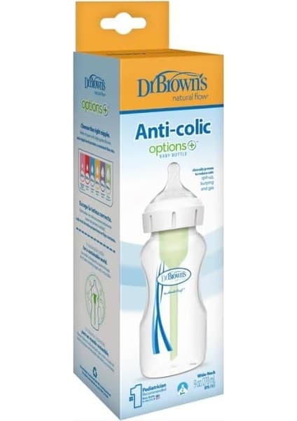 's 270 ml Geniş Ağız Pp Biberon 2. Seviye Emzik