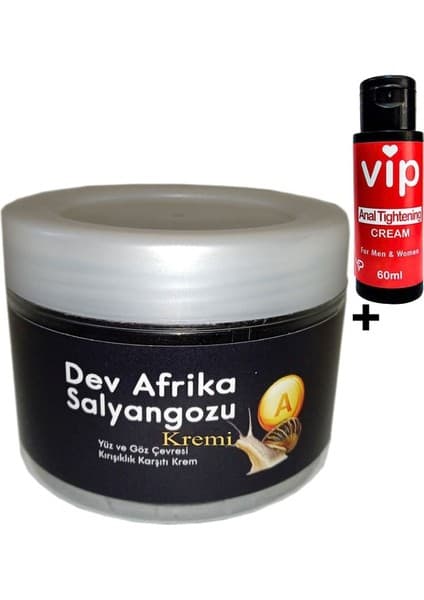 Bezos Giant Yaşlanmakarşıtı 100ML Dev Afrikasalyangozu Kremi + Vip Analdaraltıcı Sıkılaştırıcıkrem