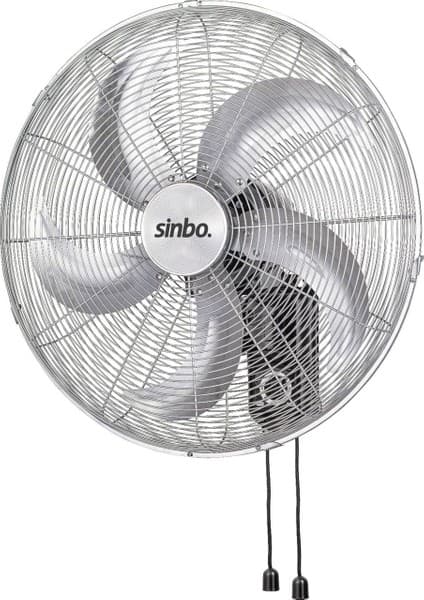 Sinbo 20 Inç SF-6793 Duvar Vantilatörü / 130 Watt 5 Kollu Metal Pervane Yüksek Salınım