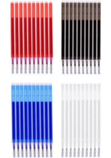Isı ile Uçan Silinebilen Refill Kalem Içi Kırmızı Siyah Beyaz Mavi 40