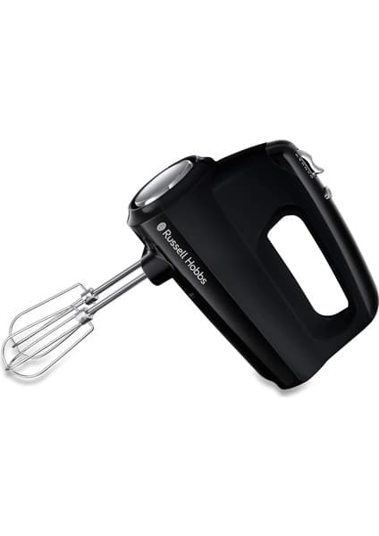 Russell Hobbs El Mikseri Mat Siyah (5 Hız Kademesi Artı Turbo Fonksiyonu, Bulaşık Makinesinde