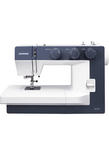 Janome 1522BL Dikiş Makinesi - Geniş Dikiş Tabanı, 17 x 11 x 7,5
