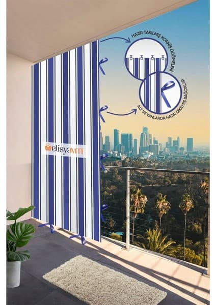 Nivemeshome Balkon Perdesi Branda Güneşlik 6 Renk Seçeneği, Fiyatı