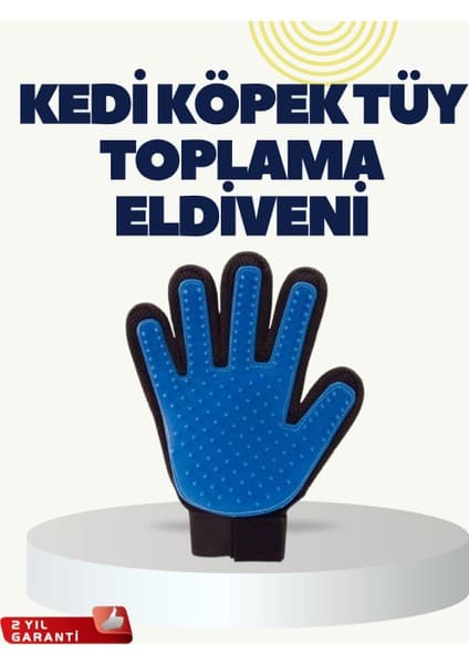AyrStore Yumuşak Silikonlu Kedi ve Köpek Tüy Toplama
