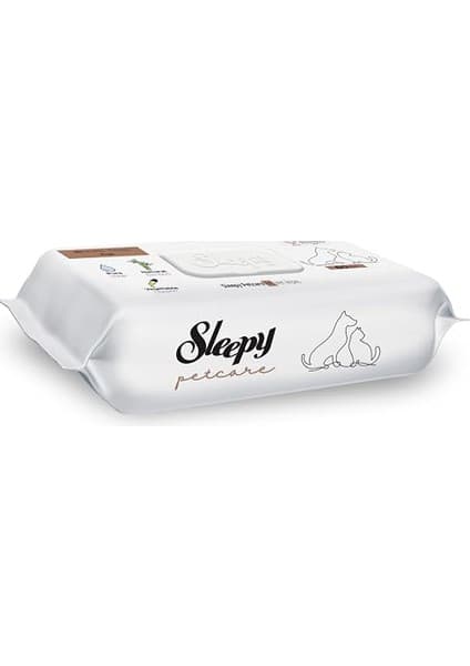 Odea Sleepy Petcare Evcil Hayvan Islak Havlusu 6X60