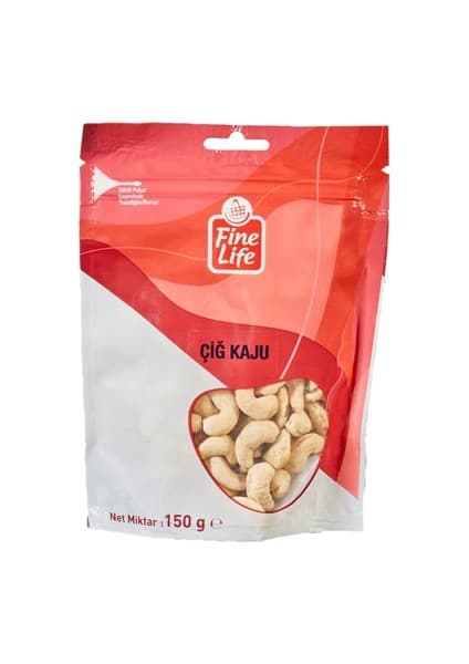 Fine Life Çiğ Kaju 150 G - Taze ve Sağlıklı Atıştırmalık 4'li Avantaj