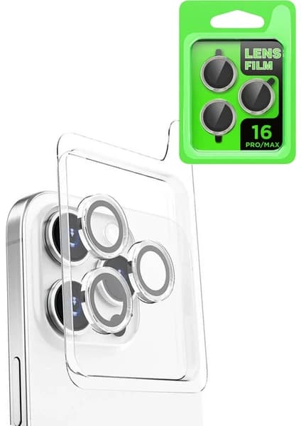 İlk El Grup    iPhone 16 Pro Raze Metal Kamera Lens - Beyaz