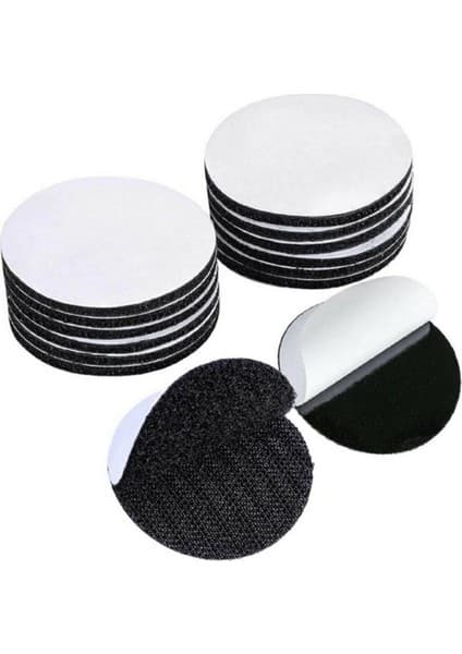 Kaydırmaz Ped 10'lu Set - Çift Taraflı Yapışkanlı Cırtlı Halı Sabitleyici Bant - 5cm