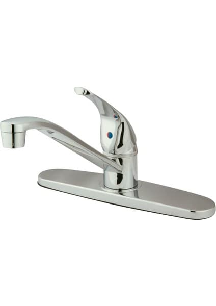Mey İthalat Kingston Brass KB5710 Chatham Tek Kollu Saplı Mutfak Musluğu, Püskürtücüsüz, 20 Cm,