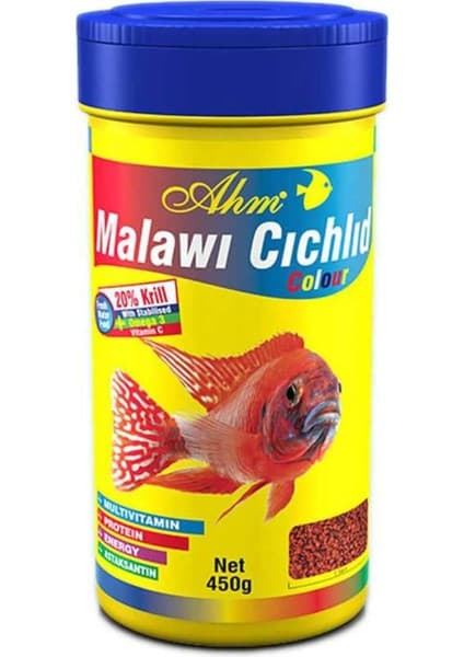 Mey İthalat Ahm Malawi Cichlid Granulat Colour Renklendirici Balık Yemi 1000