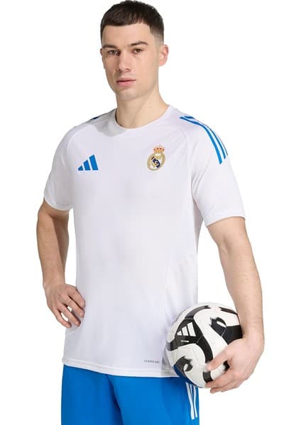 adidas Real Eu Tr Jsy Erkek Beyaz Futbol Forma