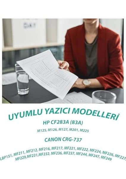 Wheat Grains Global Store Ysy CF283A M125 M126 M201 M225 1500 (1.5k) Sayfa Verimli Muadil Toner