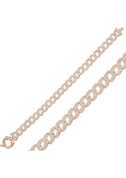Inure Jewelry Gümüş Rose Taşlı Gurmet Bayan Bileklik Fiyatı
