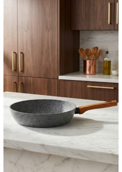 Bonera Vogue 28 cm İndüksiyon Tabanlı Granit Tava - Yanmaz Fiyatı