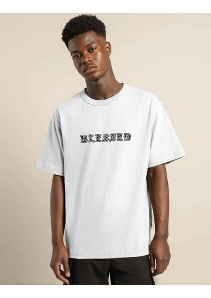 Tarz Yeri Erkek Baskılı T-Shirt Kısa Kol Bisiklet Yaka Regular Fit Rahat Kalıp Günlük Tişört -