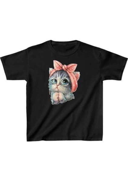 Tarz Yeri Çocuk Unisex Baskılı T-Shirt -