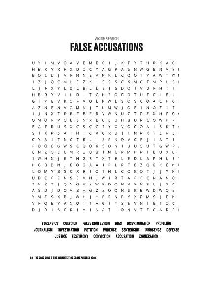 The Ultimate True Crime Puzzle Book: Over 100 Killer Activities For True Crime And Serial Killer