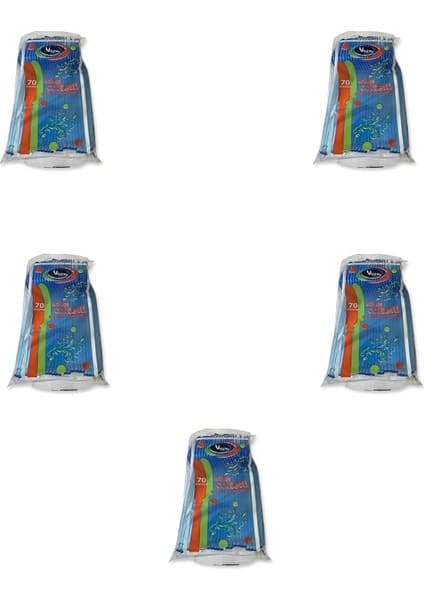 Omeyva Plastik Şeffaf Mavi Sup Kaşık - Tatlı Dondurma Kaşığı - 12.5 Cm. - 50 Adetlik 5