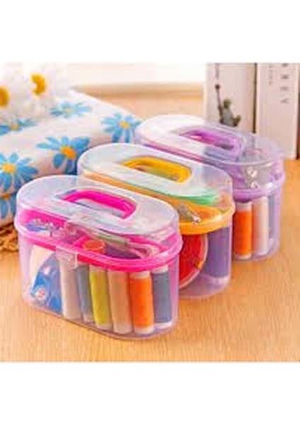 Akıllı Bayi Çantalı Dikiş Çeyiz Seti Iplik - Iğne - Makas-