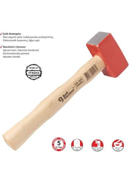 Colezium Sait Demirci Çelik Madırga 1000 gr - Ahşap