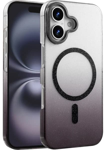 İlk El Grup    iPhone 16 Plus Glossy Magsafe Kapak - Siyah