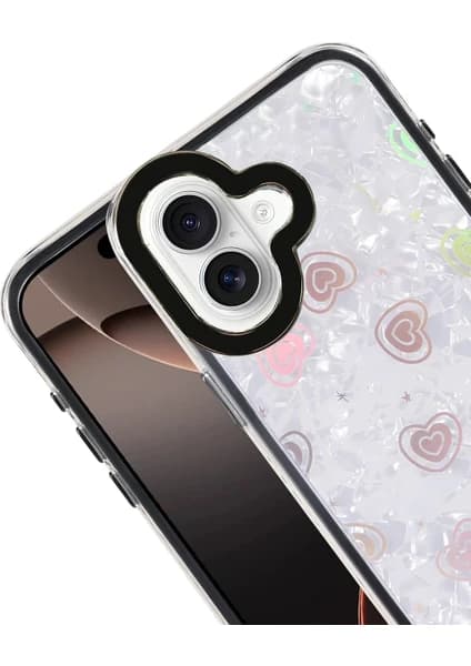 sbodurhome    iPhone 16 Lumi Desenli Kapak - Siyah