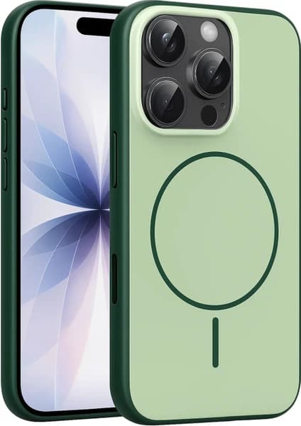 sbodurhome    iPhone 16 Pro Max Neva Magsafe Kapak - Koyu Yeşil