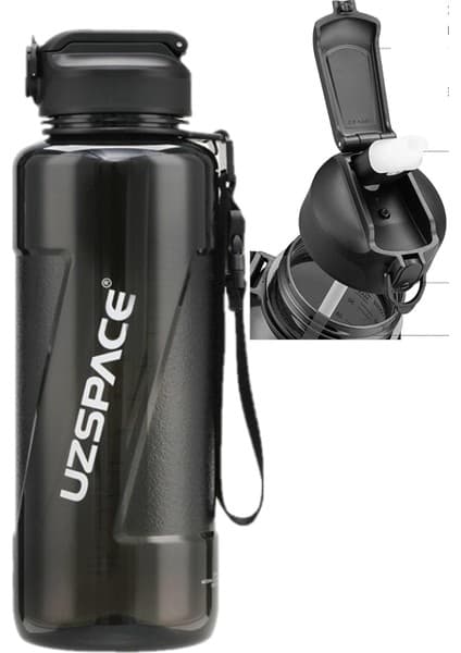 Uzspace Fiftyfifty Pipetli Mega Boy 1500ML Su Matarası