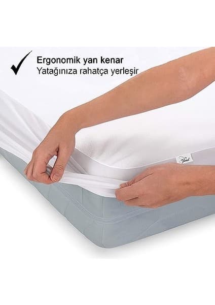 Vionel HOME%100 Pamuklu, Sıvı Geçirmez Bebek Alezi,bebek Alez Yatak Koruyucu, Çocuk Yatak Koruyucu