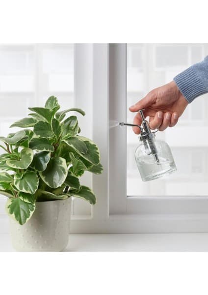 Ikea Bitki Sulama Şişesi 25 cl 16 cm Sulama Sprey Şişesi Saksı Çiçek Bitki Bahçe Cam Sulama Kabı