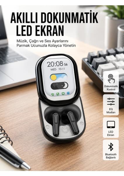 Epilons Enc Destekli Bluetooth 5.4 Kulaklık - Eq Ayarlı, Akıllı