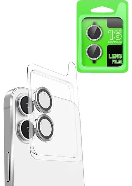 Newface Apple iPhone 16 Raze Metal Kamera Lens -