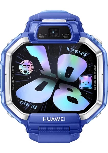 Huawei Watch Kids X1 Akıllı Çocuk Saati - Mavi, 3 yıl Garanti, 360° Dönen Çift Kamera, Hd Görüşme, Hassas Konum Takibi