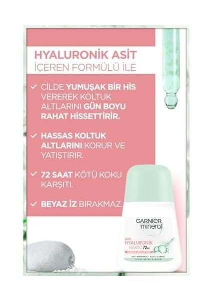 Mineral Hyaluronik Bakım Roll-On