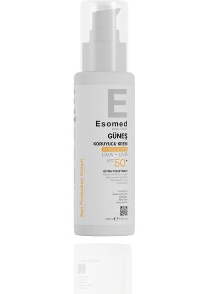Yüksek Koruyucu Nemlendirici SPF50 Uva Uvb Leke Bırakmayan Yüz Vücut Güneş Kremi 100