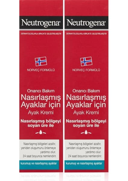 Neutrogena Norveç Formülü Nasırlaşmış Ayaklar Için Ayak Kremi (50 Ml) (2