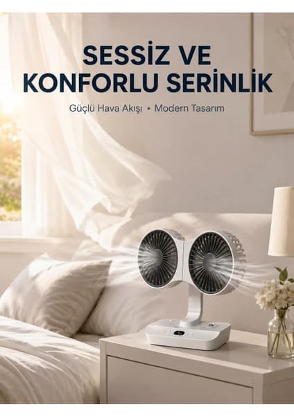 Teknodayım Duvara Monte Edilebilen Çift Başlıklı Sessiz Masa