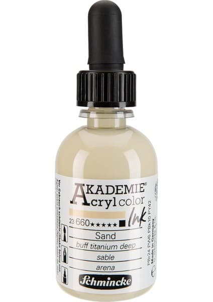 Akademie Akrilik Mürekkep 50 ml 660 Buff Titanium