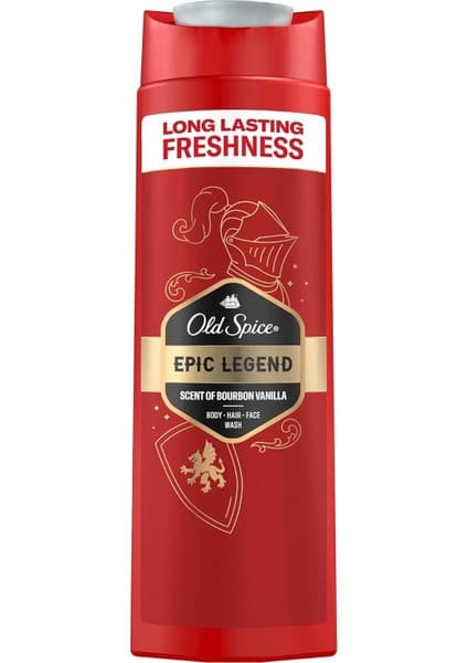 Old Spice Epic Legend Erkek Duş Jeli ve Şampuan 400
