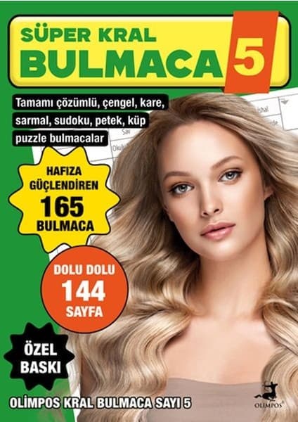 Lisinya Kral Bulmaca Özel Baskı Cilt: