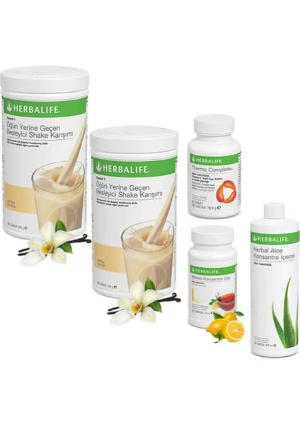 Herbalife Shake Vanilya 2 Çay