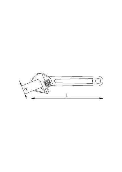 Izeltaş 0600 Kurbağacık Anahtar 15 '' -