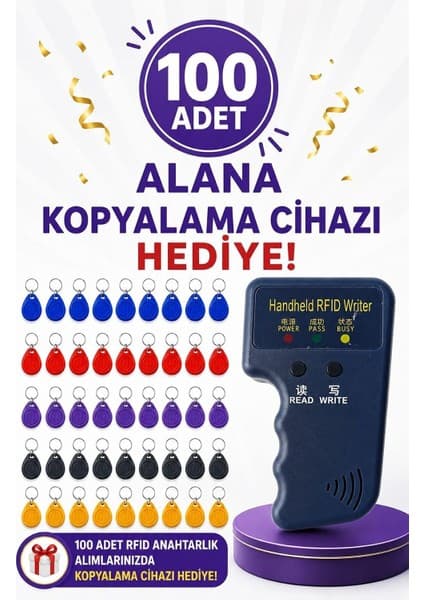 Ayrex Sarkey SR-602 H-R Yazılabilir Kopyalanabilir Proximity Anahtarlık 125 Khz Keyfob