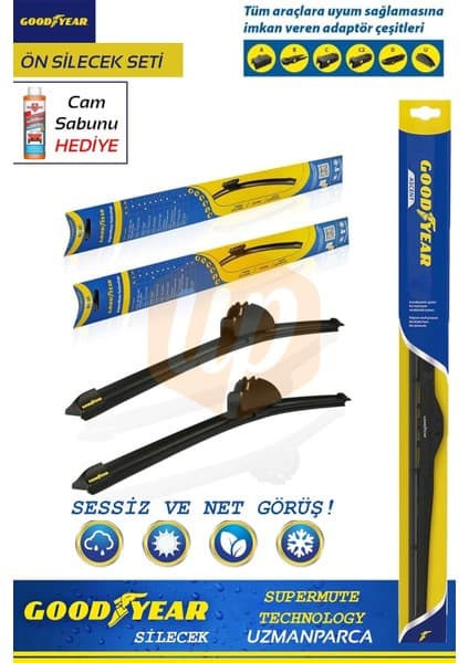 Ayrex Good Year Ssangyong Kyron 2008-2012 Supermute 2'li Muz Tipi Ön Silecek