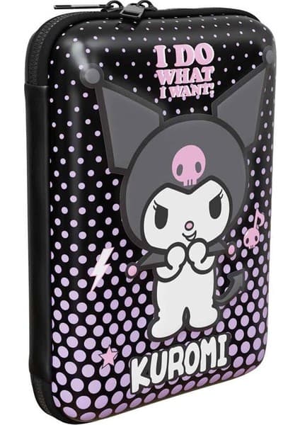 Kuromi Pembe Benekli Kalem Kutusu