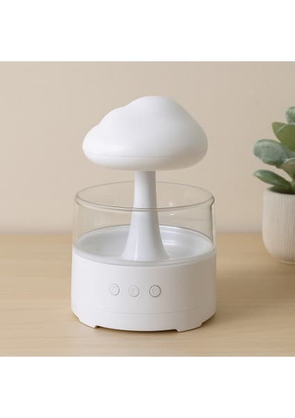 Akıllı Bayi 300ML USB Şarjlı Bluetooth Hoparlörlü Hava Nemlendirici - Led,