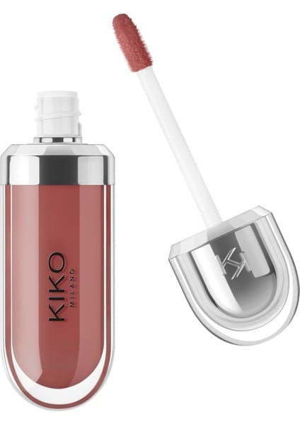Kiko Milano Dudak Parlatıcısı - 3D Hydra Lip Gloss - 21 Brun Rose - Besleyici ve