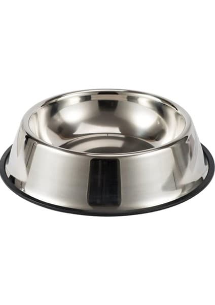 Microcase 2 Adet 22 cm Kedi Köpek Metal Mama ve Su Kabı -