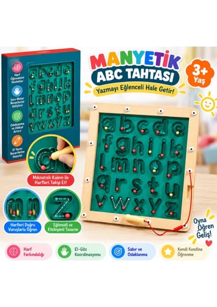 Mey Ithalat® Tahta Manyetik Abc Tahtası Adet